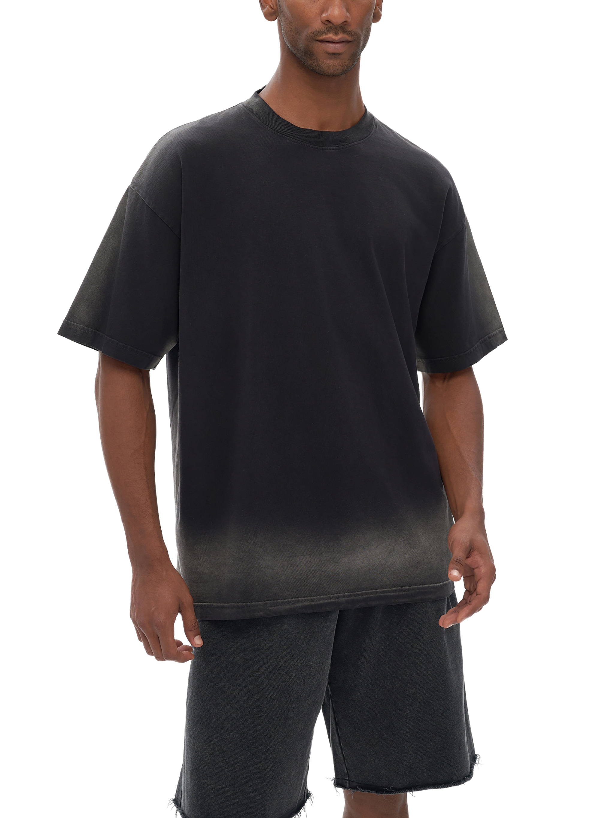 【MODERNIF】Genta Pigment Overfit Shirt Sunfade Edge T-Shirt #RU0045 | TAPSTITCH